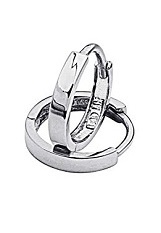 superb mini square tube huggie earrings for babies and children